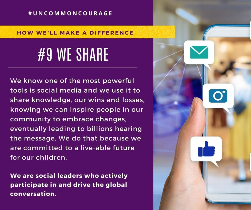 Social leadership #UncommonCourage 
