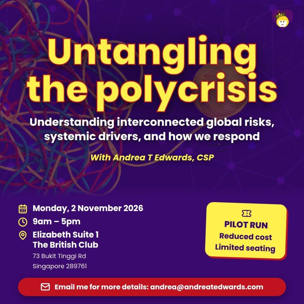 Untangling the Polycrisis, understanding interconnected global risks, systemic drivers, and how we respond, with Andrea T Edwards